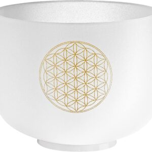 8" Crystal Singing Bowl, Note C#, Flower of Life - Meinl