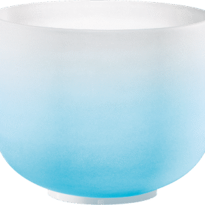 Tigela de Cristal Colorida Fosca de 25 cm, Nota G4, Chakra Laríngeo – Meinl.