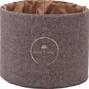 12" Crystal Singing Bowl Sleeve, Brown