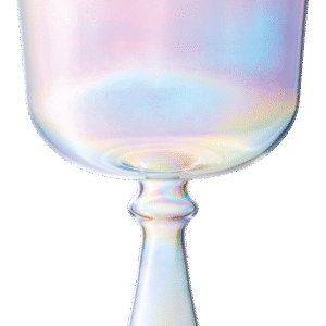 7" Crystal Singing Chalice, Note B3, Clear, Crown Chakra