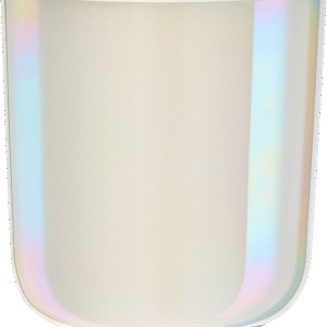 7" Essence Crystal Singing Bowl B3, Creamy, 440 Hz, Crown Chakra