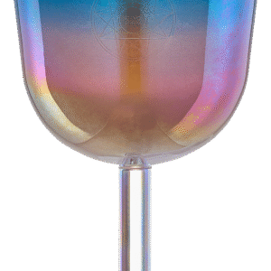 4.5" Essence Solfeggio Crystal Singing Bowl Mi 528 Hz, Sunrise Blue