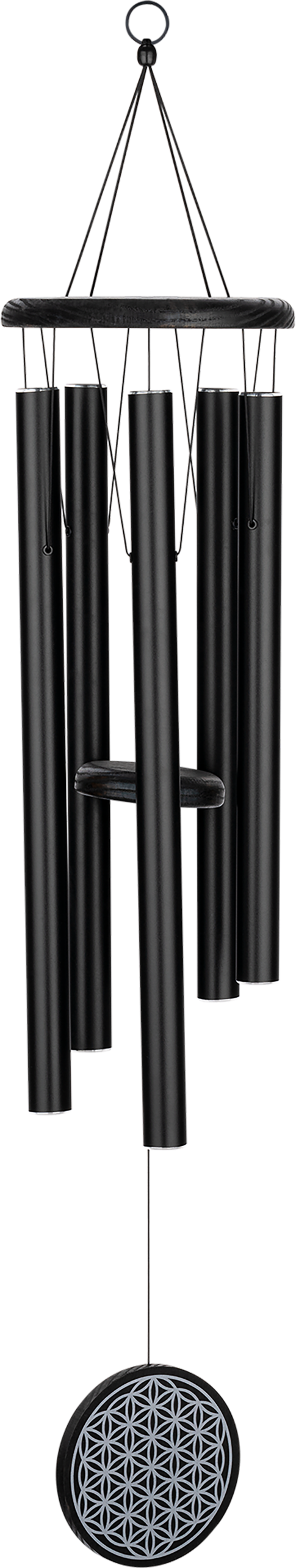 Sinos dos ventos Flor da Vida , 432 Hz, Preto 91 cm - Meinl