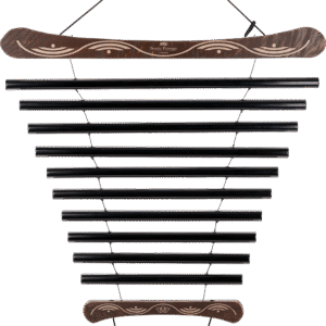 Meditation Flow Chime 38" / 95 cm, 432 Hz, 10 Notes, E Minor, Black