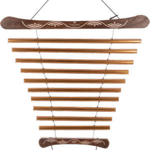 Meditation Flow Chime 35" / 88 cm, 440 Hz, 10 Notes, G Major, Bronze