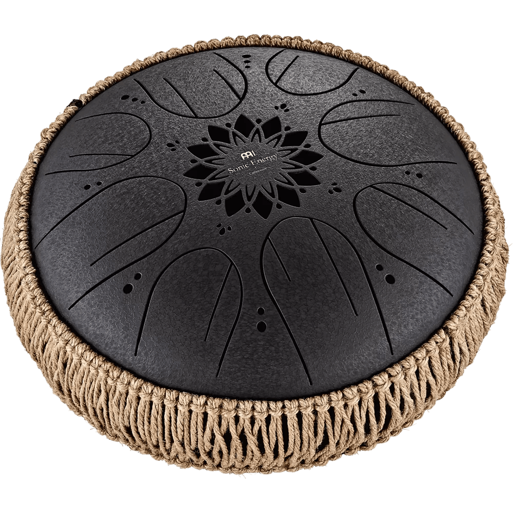 Steel Tongue Drum 10" (Preto - Si Menor)