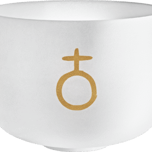 12" Planetary Tuned Crystal Singing Bowls, Earth Year / Om 136.10 Hz
