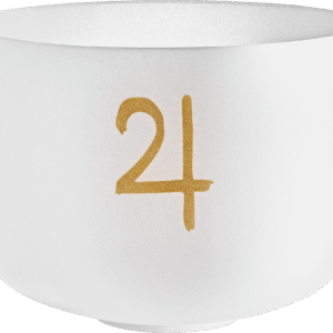 12" Planetary Tuned Crystal Singing Bowl, Jupiter 183.58 Hz