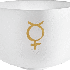 12" Planetary Tuned Crystal Singing Bowl, Mercury 141.27 Hz