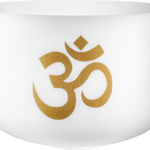 16" Om Crystal Singing Bowl, 136.10 Hz / C#3