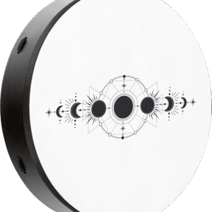 16" Ritual Drum, Moon Phases, True Feel Synthetic Head