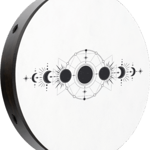 22" Ritual Drum, Moon Phases, True Feel Synthetic Head
