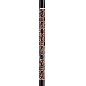 Large Bamboo Rainstick, Black