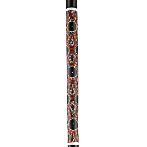 Medium Bamboo Rainstick, Black