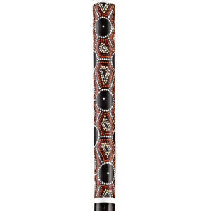 Small Bamboo Rainstick, Black