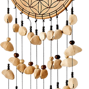 Kenari Chimes, Flower of Life, Large, 10 Cords