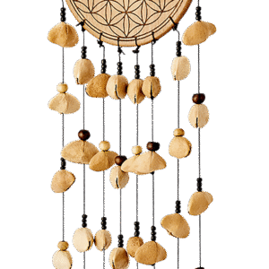 Kenari Chimes, Flower of Life, Medium, 8 Cords