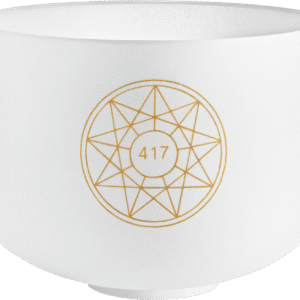 10" Solfeggio Crystal Singing Bowl, Re