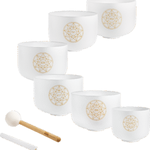 Solfeggio Crystal Singing Bowl Set