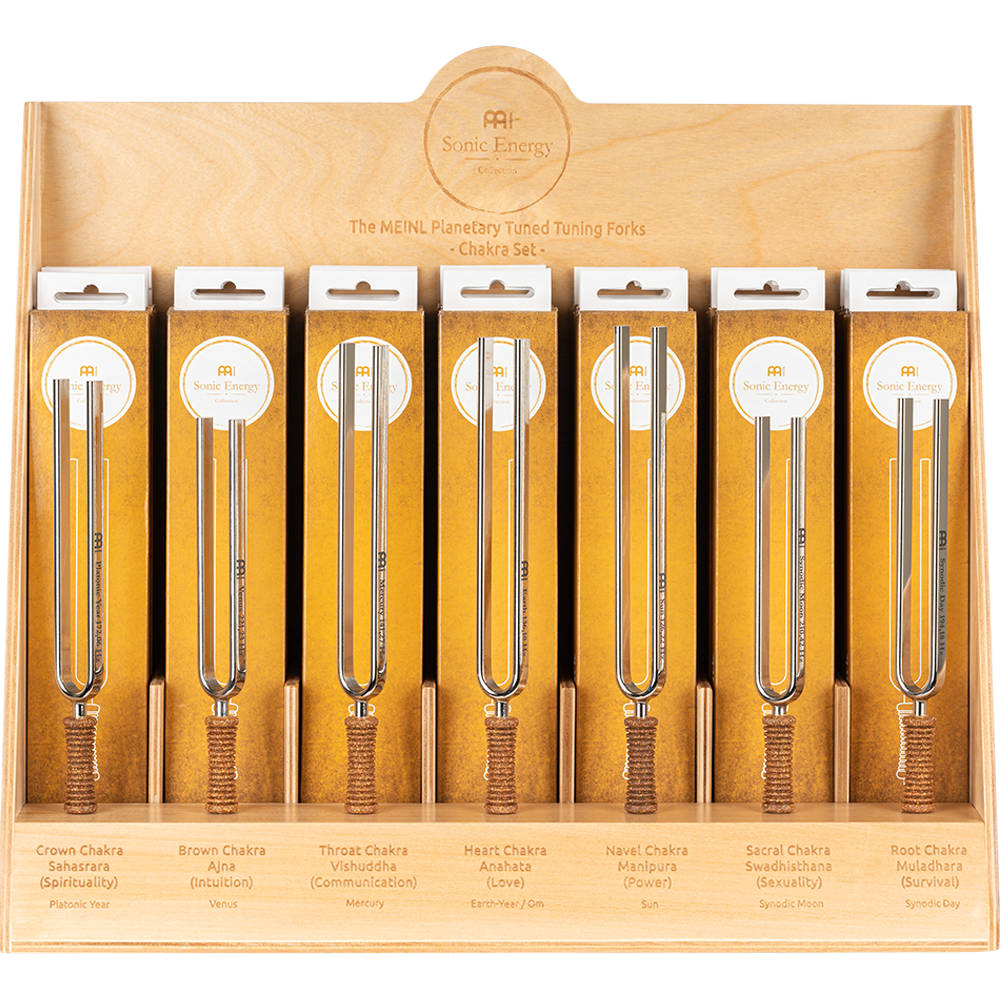 21-piece Tuning Fork Chakra Display Set