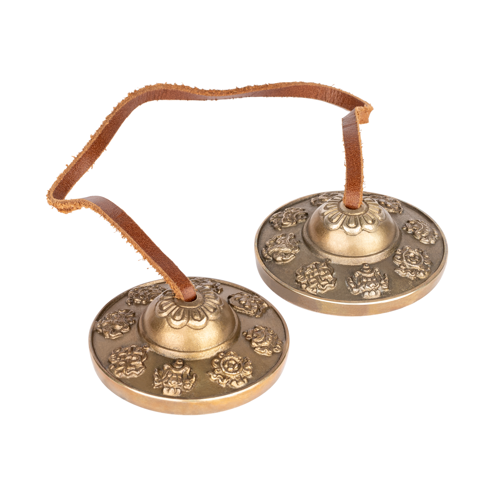 2.68" Eight Luck Symbols Tingsha