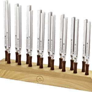 16-piece Planetary Tuned Therapy Tuning Fork Set Incl. Holder