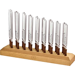 Conjunto de 27 Diapasões Terapêuticos com Afinação Planetária, Inclui Suporte - Meinl