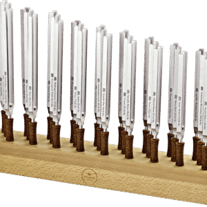 27-piece Planetary Tuned Therapy Tuning Fork Set Incl. Holder