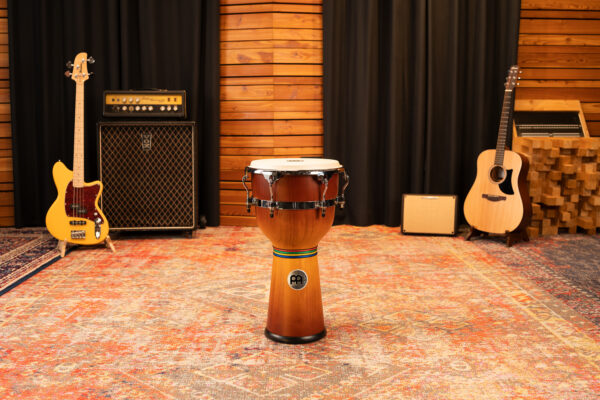 MEINL Percussion Floatune Series Djembe 31 cm - Gold Amber Sunburst Matte - Imagem 3