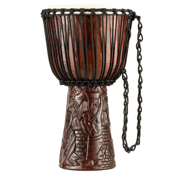 MEINL Percussion Professional African Style Djembe 26 cm - Village Carving - Imagem 8