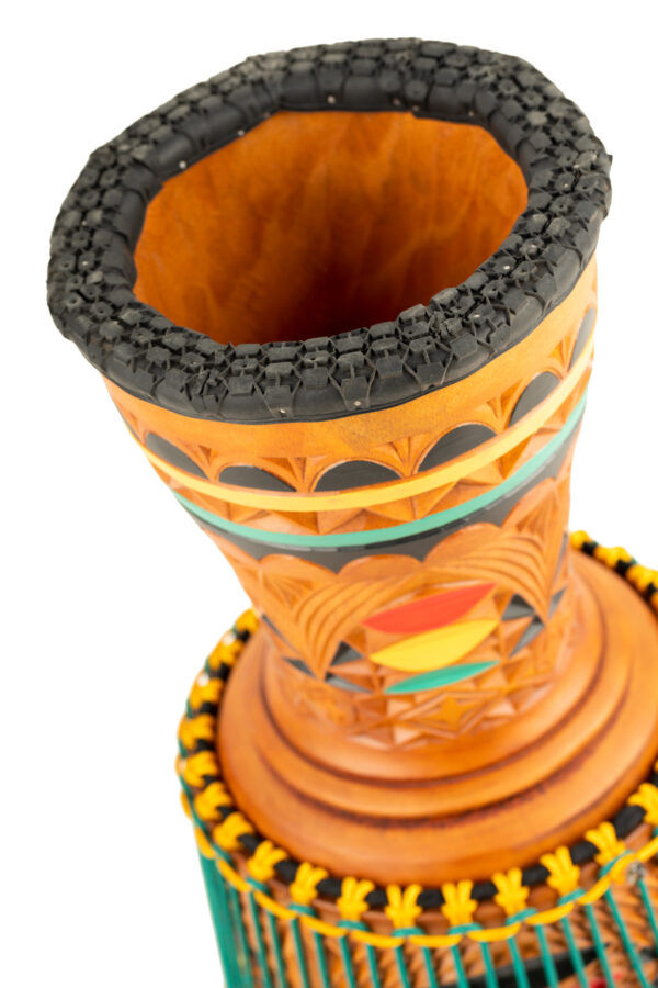 MEINL Percussion Artisan Edition Tongo Carved Djembe - 12” - Imagem 11