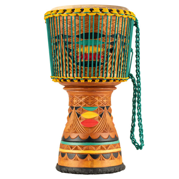 MEINL Percussion Artisan Edition Tongo Carved Djembe - 12” - Imagem 8