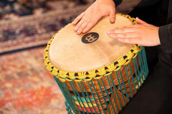 MEINL Percussion Artisan Edition Tongo Carved Djembe - 12” - Imagem 7