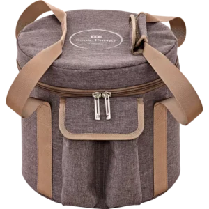 Bag para Tigela de Cristal de 20 cm, compatível com tigelas de 20 cm, na cor marrom – Meinl.
