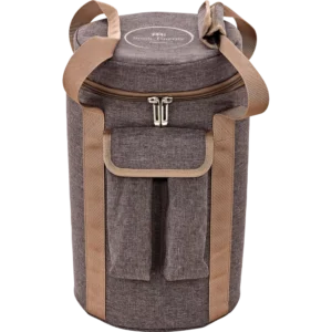 Bag para Cálice de Cristal de 15 cm, compatível com cálices de 14 cm a 15 cm, na cor marrom – Meinl.