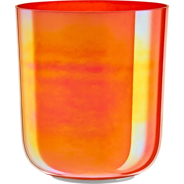 Tigela de Cristal Essence de 17 cm, Nota C4, Laranja, 440 Hz, Chakra Raiz - Meinl