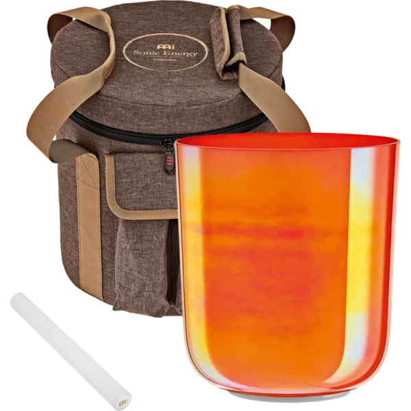 Tigela de Cristal Essence de 17 cm, Nota C4, Laranja, 440 Hz, Chakra Raiz - Meinl - Imagem 2