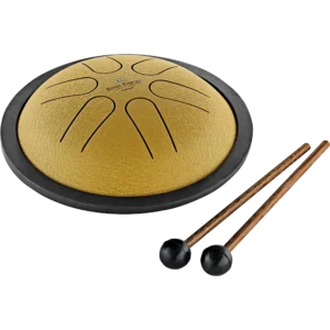 6" Tongue Drum, B Major, Gold