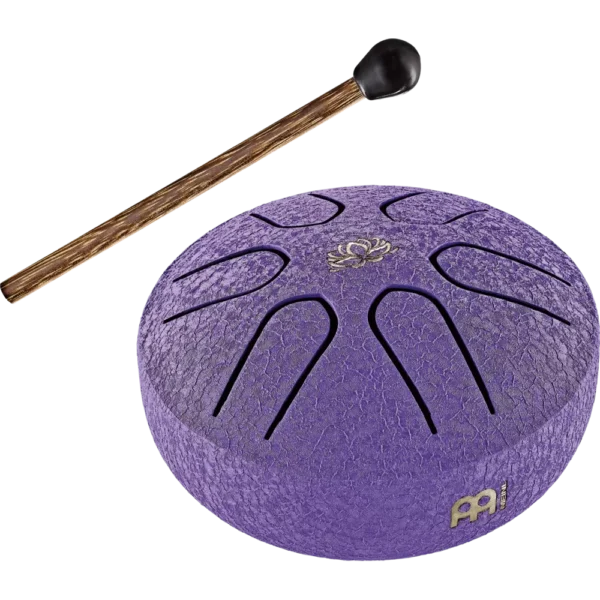 8 cm Tongue Drum, A Major, Lotus Flower, Purple - Meinl - Imagem 2