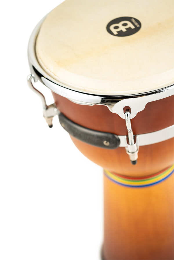 MEINL Percussion Floatune Series Djembe 31 cm - Gold Amber Sunburst Matte - Imagem 14