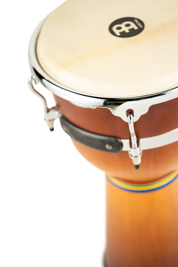 MEINL Percussion Floatune Series Djembe 31 cm - Gold Amber Sunburst Matte - Imagem 9
