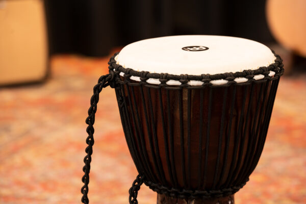 MEINL Percussion Professional African Style Djembe 26 cm - Village Carving - Imagem 4
