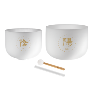 Tigelas de Cristal Yin Yang G#3 e B3 - 2 Peças - Meinl