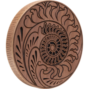 Disco De Chuva, Som de Oceano, Escultura Sequencia Fibonacci 10"