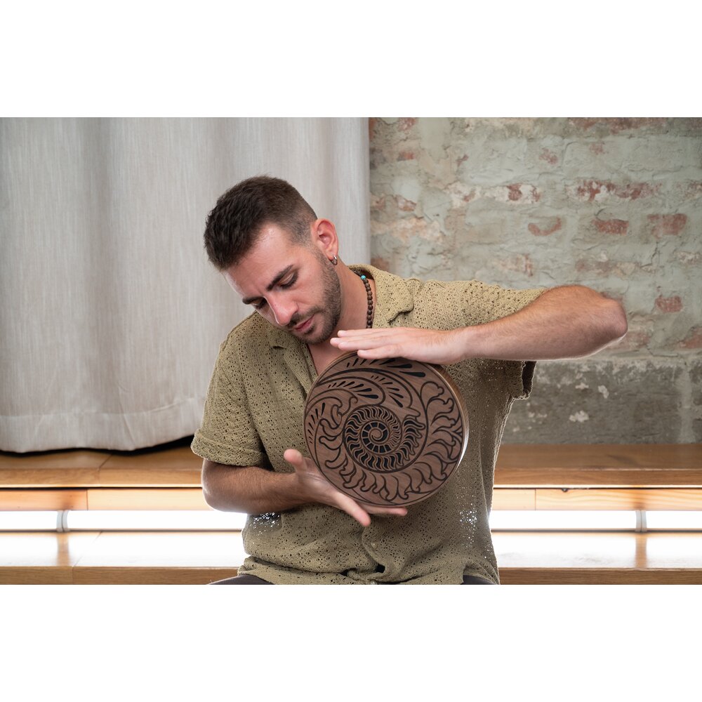 Disco De Chuva, Som de Oceano, Escultura Sequencia Fibonacci 10" - Imagem 7