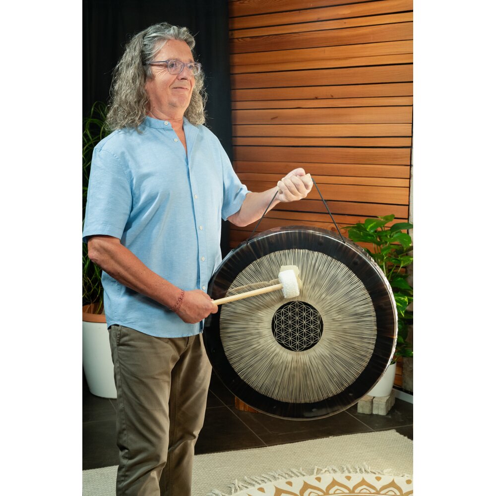 24" FLOWER OF LIFE SOUNDSCAPE GONG, 64 HZ - Imagem 12