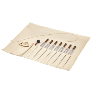 TCM THERAPY TUNING FORK SET, 7 PCS, INCL. ROLLUP BAG & MALLET