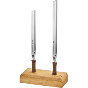 TCM THERAPY TUNING FORK SET YIN & YANG, 2 PCS, INCL. HOLDER