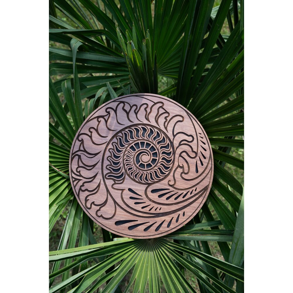 Disco De Chuva, Som de Oceano, Escultura Sequencia Fibonacci 10" - Imagem 9