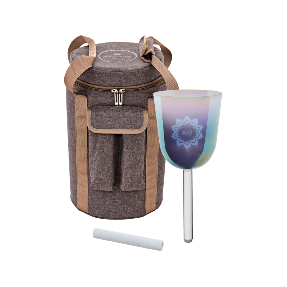 Tigela de Cristal Essence A4 432 Hz - Azul Ardósia - Flor de Lótus - Meinl - Imagem 2